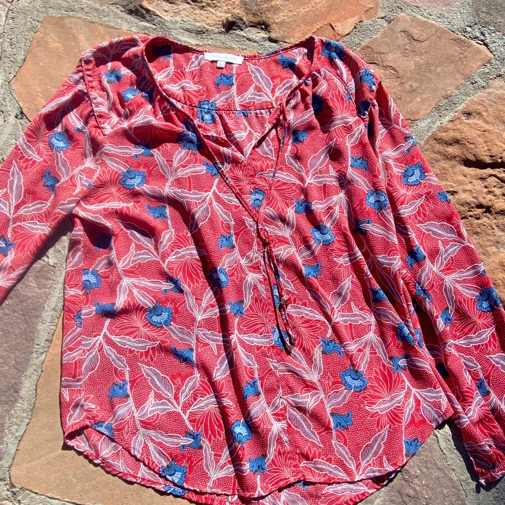 Longe Sleeve  Blouse Polyester